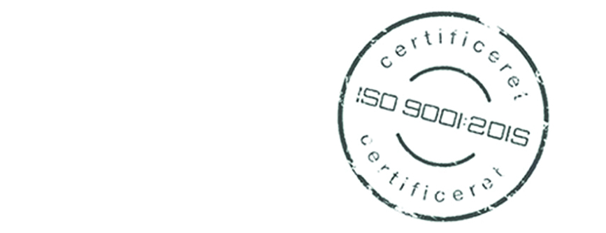 ISO 9001:2015 certificeret